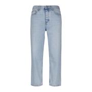 Ami Paris Tapered Fit Blå Morot Jeans Blue, Herr