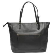 Coach Pre-owned Pre-owned Tyg axelremsvskor Black, Dam