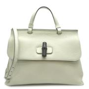 Gucci Vintage Pre-owned Laeder gucci-vskor White, Dam