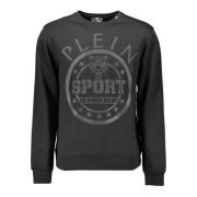 Plein Sport Herr Logo Sweatshirt Black, Herr