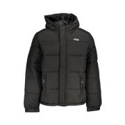 Fila Slim Fit Långärmad Hoodie Black, Herr