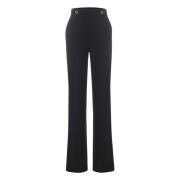 PINKO Wide Trousers Black, Dam