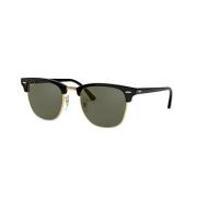 Ray-Ban Clubmaster 3016 Solglasögon i Svart Acetat Black, Unisex