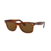 Ray-Ban Klassiska Wayfarer solglasögon i Havana-ränder Brown, Unisex