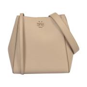 Tory Burch Stilren McGraw Bucketväska Beige, Dam