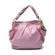 Coach Pre-owned Pre-owned Tyg axelremsvskor Pink, Dam