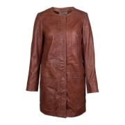 Btfcph Läderjacka 10255 Brown, Dam