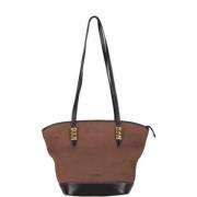 Loewe Pre-owned Pre-owned Tyg handvskor Brown, Dam