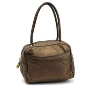 Loewe Pre-owned Pre-owned Tyg handvskor Brown, Dam