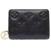 Louis Vuitton Vintage Pre-owned Laeder plnbcker Black, Dam