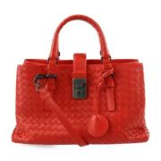 Bottega Veneta Vintage Pre-owned Laeder handvskor Red, Dam