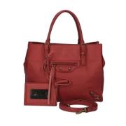 Balenciaga Vintage Pre-owned Laeder handvskor Red, Dam