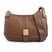 Bottega Veneta Vintage Pre-owned Laeder axelremsvskor Brown, Dam