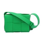 Bottega Veneta Vintage Pre-owned Laeder axelremsvskor Green, Dam