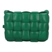 Bottega Veneta Vintage Pre-owned Laeder crossbodyvskor Green, Dam