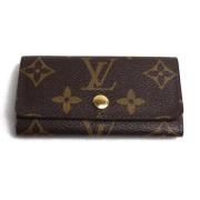 Louis Vuitton Vintage Pre-owned Canvas nyckelhllare Brown, Dam