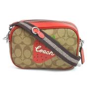 Coach Pre-owned Pre-owned Tyg axelremsvskor Multicolor, Dam