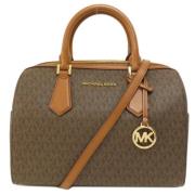 Michael Kors Pre-owned Pre-owned Canvas handvskor Brown, Dam