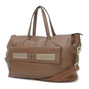 Anya Hindmarch Pre-owned Pre-owned Laeder totevskor Brown, Dam