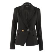 Liu Jo Svart Milano Blazer med Juvelkedja Black, Dam