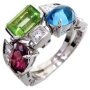 Bvlgari Vintage Pre-owned Vitt guld ringar Multicolor, Dam