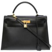 Hermès Vintage Pre-owned Tyg handvskor Black, Dam