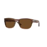 Persol Brun Polariserade Solglasögon Brown, Unisex