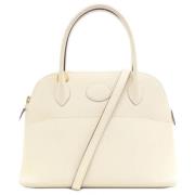 Hermès Vintage Pre-owned Tyg handvskor Beige, Dam