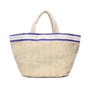 V73 Tote Bags Beige, Dam