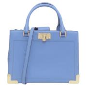 Michael Kors Pre-owned Pre-owned Tyg totevskor Blue, Dam