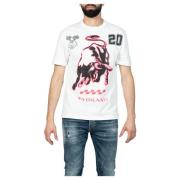 My Brand Bull Racing Crew Tee White, Herr