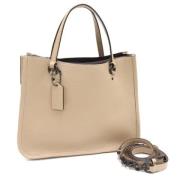 Coach Pre-owned Pre-owned Tyg handvskor Beige, Dam