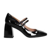 Bibi Lou Svart Lackläder Klackpumps Black, Dam