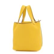 Hermès Vintage Pre-owned Tyg handvskor Yellow, Dam