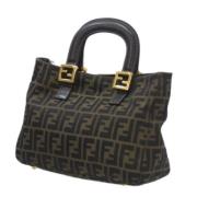 Fendi Vintage Pre-owned Tyg fendi-vskor Brown, Dam