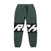 John Richmond Bekväma och stiliga gröna joggers Green, Herr