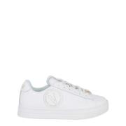 Versace Jeans Couture Plattform Tyg Sneakers White, Dam