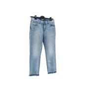 Burberry Vintage Pre-owned Bomull jeans Blue, Dam