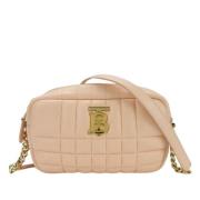 Burberry Vintage Pre-owned Tyg axelremsvskor Pink, Dam