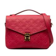 Louis Vuitton Vintage Pre-owned Tyg louis-vuitton-vskor Red, Dam