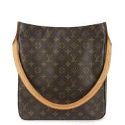 Louis Vuitton Vintage Pre-owned Canvas handvskor Brown, Dam