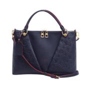 Louis Vuitton Vintage Pre-owned Tyg louis-vuitton-vskor Blue, Dam