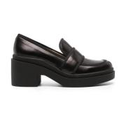 Roberto Festa Block Heel Loafers Black, Dam