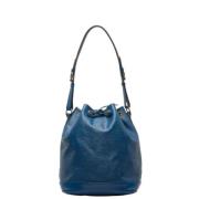 Louis Vuitton Vintage Pre-owned Laeder axelremsvskor Blue, Dam