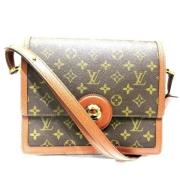 Louis Vuitton Vintage Pre-owned Canvas axelremsvskor Brown, Dam