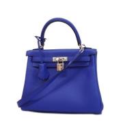 Hermès Vintage Pre-owned Tyg handvskor Blue, Dam