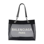 Balenciaga Vintage Pre-owned Tyg balenciaga-vskor Gray, Dam