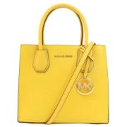 Michael Kors Pre-owned Pre-owned Tyg handvskor Yellow, Dam