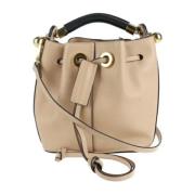 Chloé Pre-owned Pre-owned Tyg axelremsvskor Beige, Dam