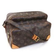 Louis Vuitton Vintage Pre-owned Canvas axelremsvskor Brown, Dam